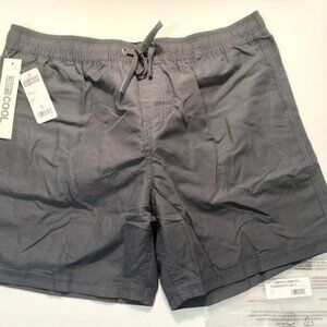 32 Degrees Cool Men's Size "Large" 6 - Inch Swim Shorts - Iron Gray